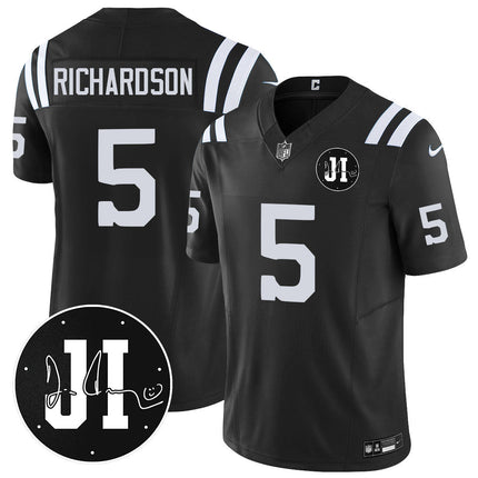 Men's Indianapolis Colts Limited 2025 Jersey - Memorial Patch for Jim Irsay - All Stitched INDCOL_KDZ - KINDOZY