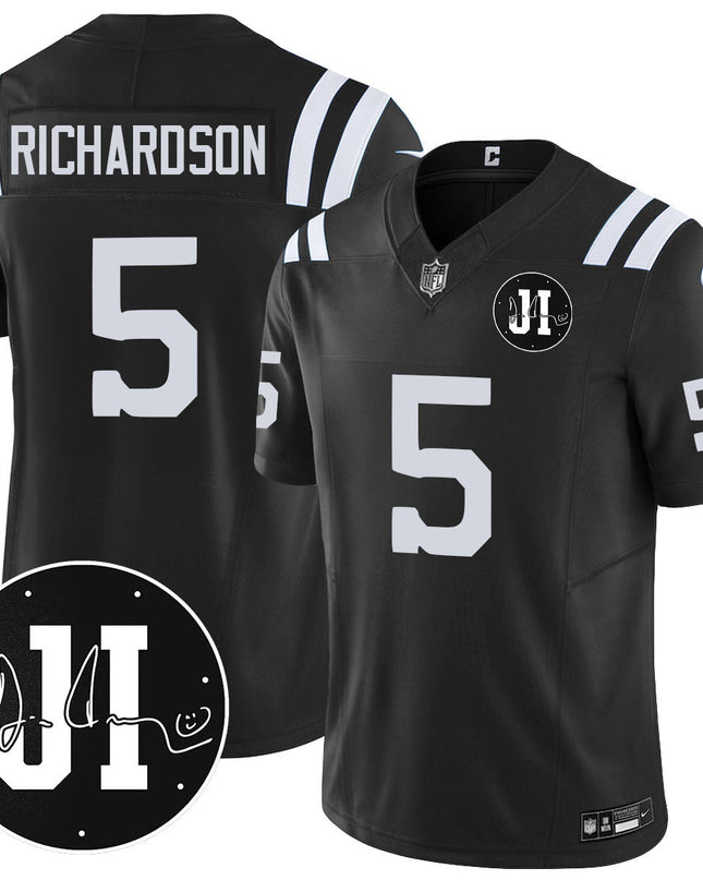 Men's Indianapolis Colts Limited 2025 Jersey - Memorial Patch for Jim Irsay - All Stitched INDCOL_KDZ - KINDOZY