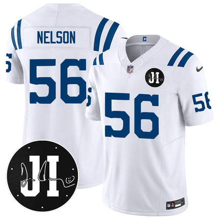 Men's Indianapolis Colts Limited 2025 Jersey - Memorial Patch for Jim Irsay - All Stitched INDCOL_KDZ - KINDOZY