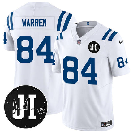 Men's Indianapolis Colts Limited 2025 Jersey - Memorial Patch for Jim Irsay - All Stitched INDCOL_KDZ - KINDOZY
