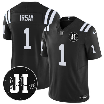 Men's Indianapolis Colts Limited 2025 Jersey - Memorial Patch for Jim Irsay - All Stitched INDCOL_KDZ - KINDOZY