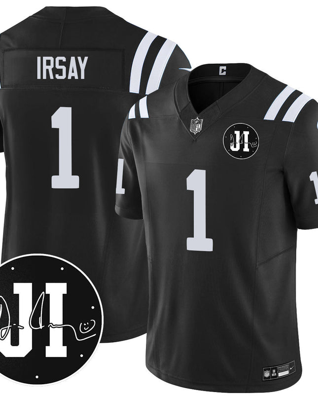 Men's Indianapolis Colts Limited 2025 Jersey - Memorial Patch for Jim Irsay - All Stitched INDCOL_KDZ - KINDOZY