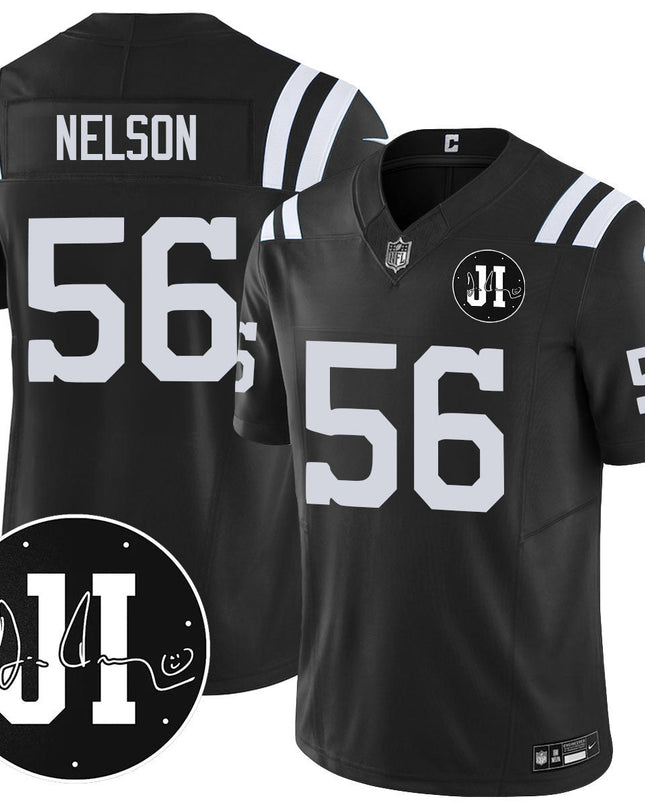 Men's Indianapolis Colts Limited 2025 Jersey - Memorial Patch for Jim Irsay - All Stitched INDCOL_KDZ - KINDOZY