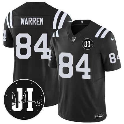 Men's Indianapolis Colts Limited 2025 Jersey - Memorial Patch for Jim Irsay - All Stitched INDCOL_KDZ - KINDOZY