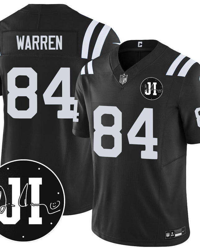 Men's Indianapolis Colts Limited 2025 Jersey - Memorial Patch for Jim Irsay - All Stitched INDCOL_KDZ - KINDOZY