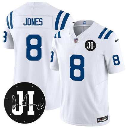 Men's Indianapolis Colts Limited 2025 Jersey - Memorial Patch for Jim Irsay - All Stitched INDCOL_KDZ - KINDOZY