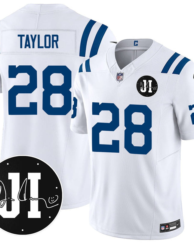 Men's Indianapolis Colts Limited 2025 Jersey - Memorial Patch for Jim Irsay - All Stitched INDCOL_KDZ - KINDOZY
