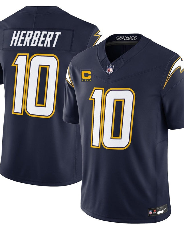 Men's Los Angeles Chargers 2025 Alternate Charger Power Vapor Limited Jersey - All Stitched LAC_KDZ - KINDOZY
