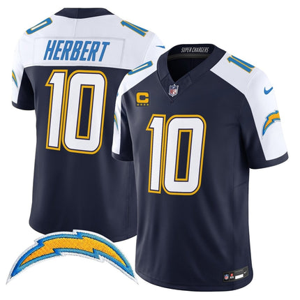 Men's Los Angeles Chargers 2025 Alternate Charger Power Vapor Limited Jersey - All Stitched LAC_KDZ - KINDOZY