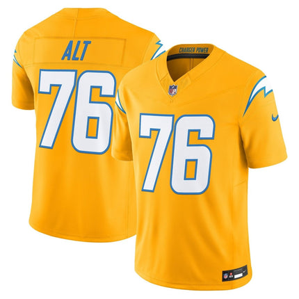 Men's Los Angeles Chargers 2025 Alternate Charger Power Vapor Limited Jersey - All Stitched LAC_KDZ - KINDOZY
