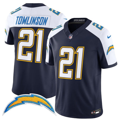 Men's Los Angeles Chargers 2025 Alternate Charger Power Vapor Limited Jersey - All Stitched LAC_KDZ - KINDOZY