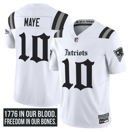 Men's New England Patriots 'Gothic Revolution Edition' Vapor Limited Jersey - All Stitched NEPAT_KDZ - KINDOZY