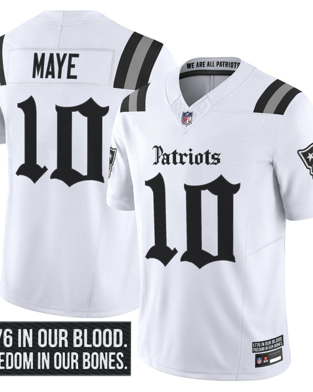 Men's New England Patriots 'Gothic Revolution Edition' Vapor Limited Jersey - All Stitched NEPAT_KDZ - KINDOZY