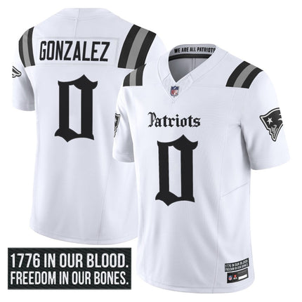 Men's New England Patriots 'Gothic Revolution Edition' Vapor Limited Jersey - All Stitched NEPAT_KDZ - KINDOZY