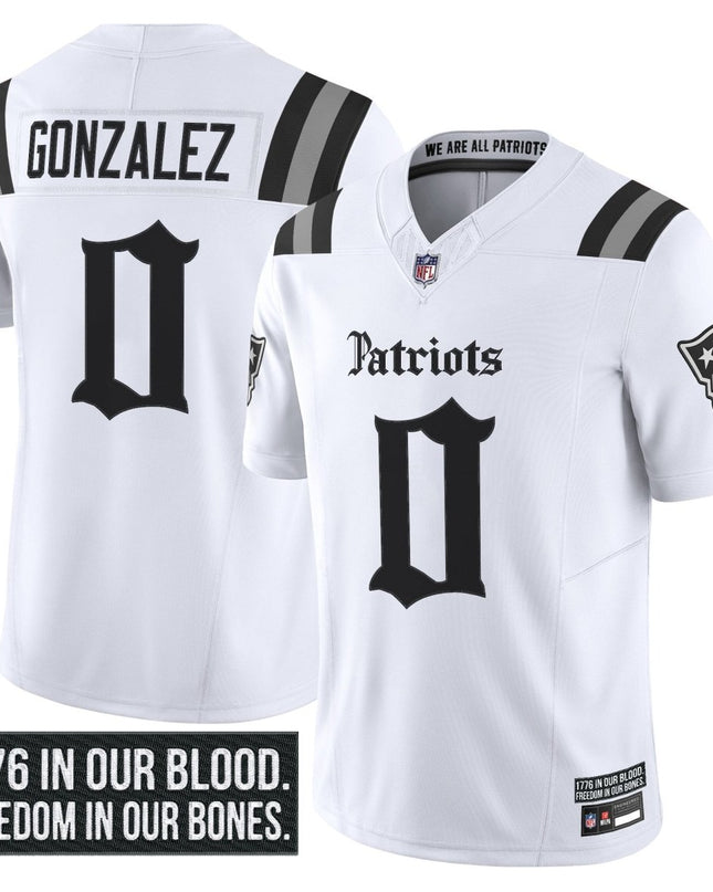 Men's New England Patriots 'Gothic Revolution Edition' Vapor Limited Jersey - All Stitched NEPAT_KDZ - KINDOZY