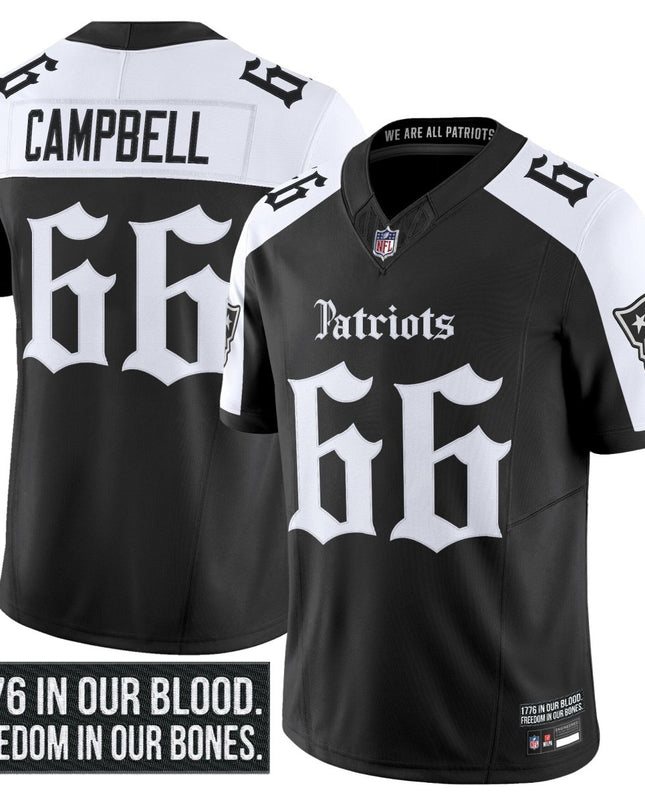 Men's New England Patriots 'Gothic Revolution Edition' Vapor Limited Jersey - All Stitched NEPAT_KDZ - KINDOZY