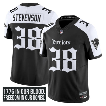 Men's New England Patriots 'Gothic Revolution Edition' Vapor Limited Jersey - All Stitched NEPAT_KDZ - KINDOZY