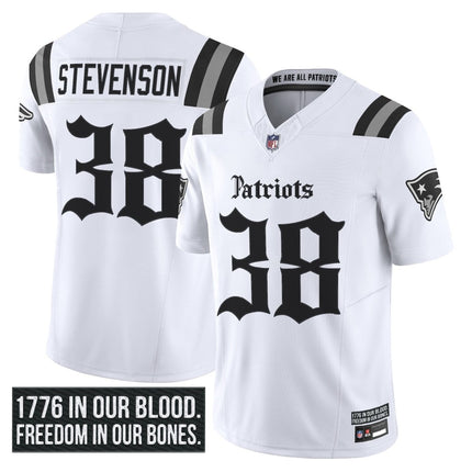 Men's New England Patriots 'Gothic Revolution Edition' Vapor Limited Jersey - All Stitched NEPAT_KDZ - KINDOZY