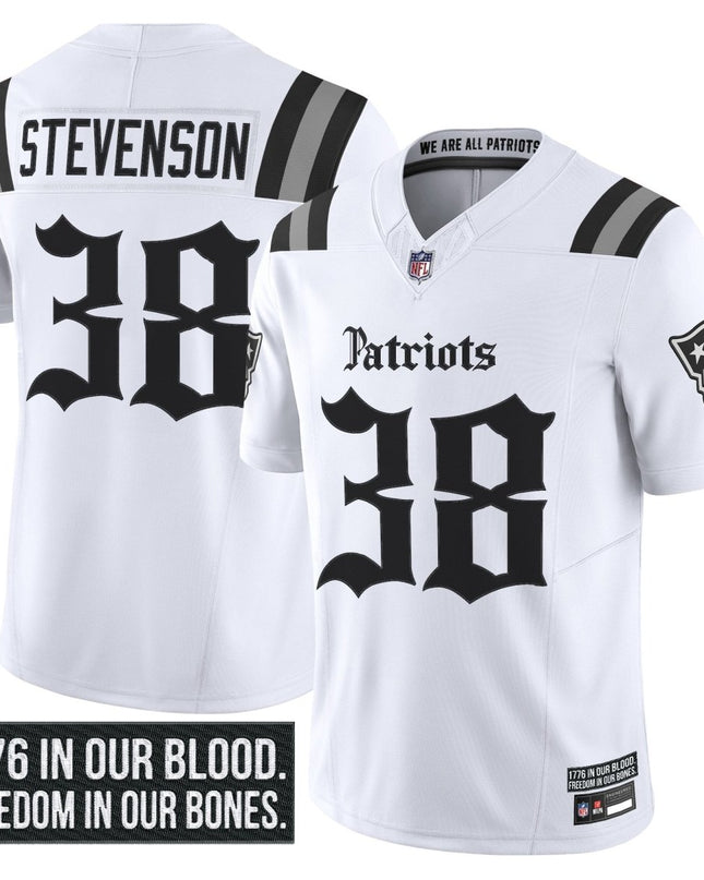 Men's New England Patriots 'Gothic Revolution Edition' Vapor Limited Jersey - All Stitched NEPAT_KDZ - KINDOZY