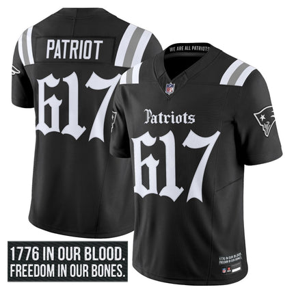 Men's New England Patriots 'Gothic Revolution Edition' Vapor Limited Jersey - All Stitched NEPAT_KDZ - KINDOZY
