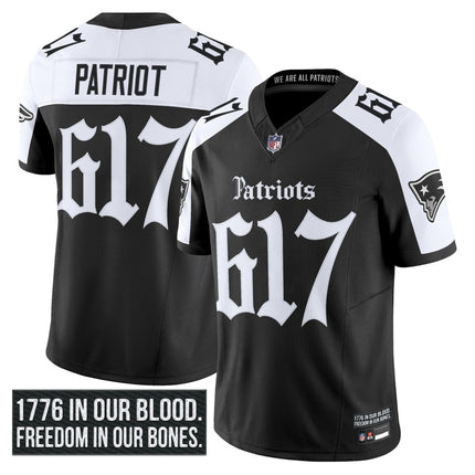 Men's New England Patriots 'Gothic Revolution Edition' Vapor Limited Jersey - All Stitched NEPAT_KDZ - KINDOZY