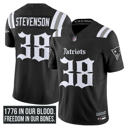 Men's New England Patriots 'Gothic Revolution Edition' Vapor Limited Jersey - All Stitched NEPAT_KDZ - KINDOZY