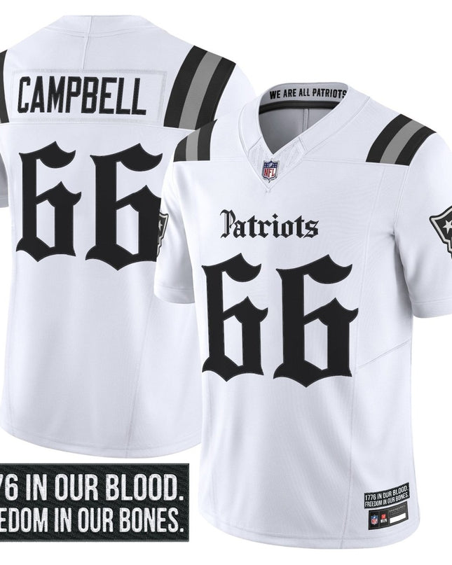 Men's New England Patriots 'Gothic Revolution Edition' Vapor Limited Jersey - All Stitched NEPAT_KDZ - KINDOZY