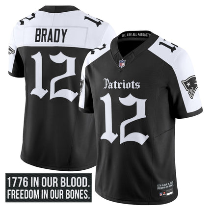 Men's New England Patriots 'Gothic Revolution Edition' Vapor Limited Jersey - All Stitched NEPAT_KDZ - KINDOZY