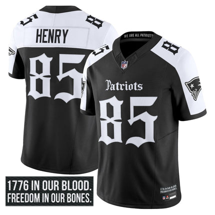 Men's New England Patriots 'Gothic Revolution Edition' Vapor Limited Jersey - All Stitched NEPAT_KDZ - KINDOZY