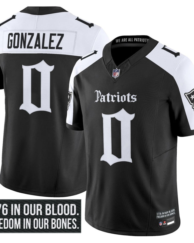 Men's New England Patriots 'Gothic Revolution Edition' Vapor Limited Jersey - All Stitched NEPAT_KDZ - KINDOZY