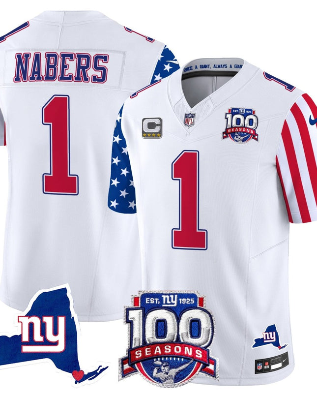 Men's New York Giants American Style Vapor Limited Jersey - All Stitched NYG_KDZ - KINDOZY