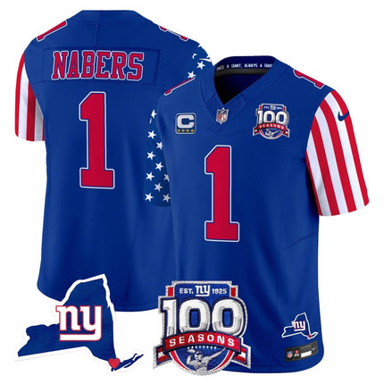 Men's New York Giants American Style Vapor Limited Jersey - All Stitched NYG_KDZ - KINDOZY