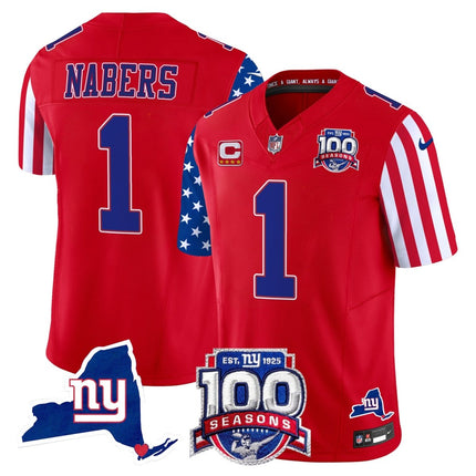 Men's New York Giants American Style Vapor Limited Jersey - All Stitched NYG_KDZ - KINDOZY
