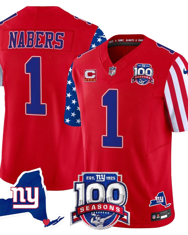 Men's New York Giants American Style Vapor Limited Jersey - All Stitched NYG_KDZ - KINDOZY