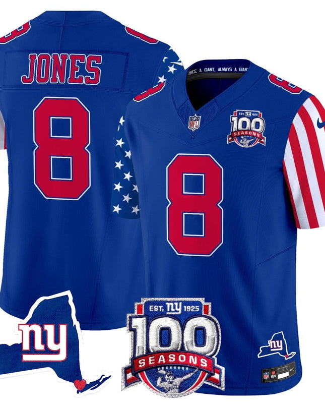 Men's New York Giants American Style Vapor Limited Jersey - All Stitched NYG_KDZ - KINDOZY