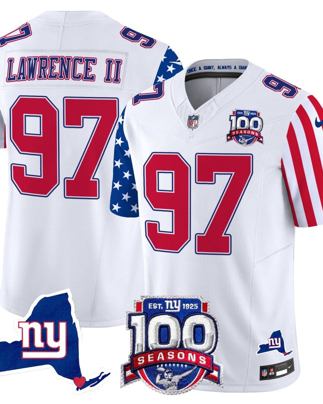 Men's New York Giants American Style Vapor Limited Jersey - All Stitched NYG_KDZ - KINDOZY