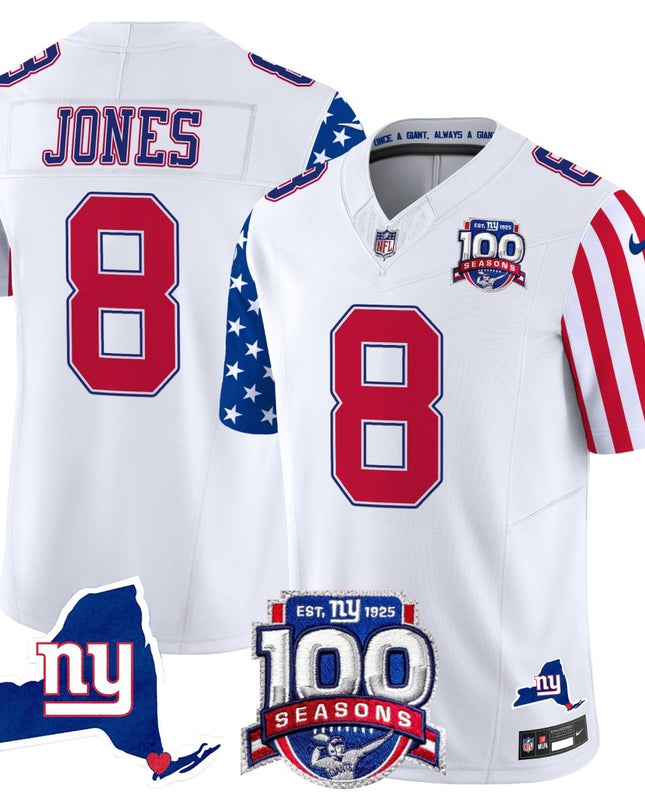 Men's New York Giants American Style Vapor Limited Jersey - All Stitched NYG_KDZ - KINDOZY