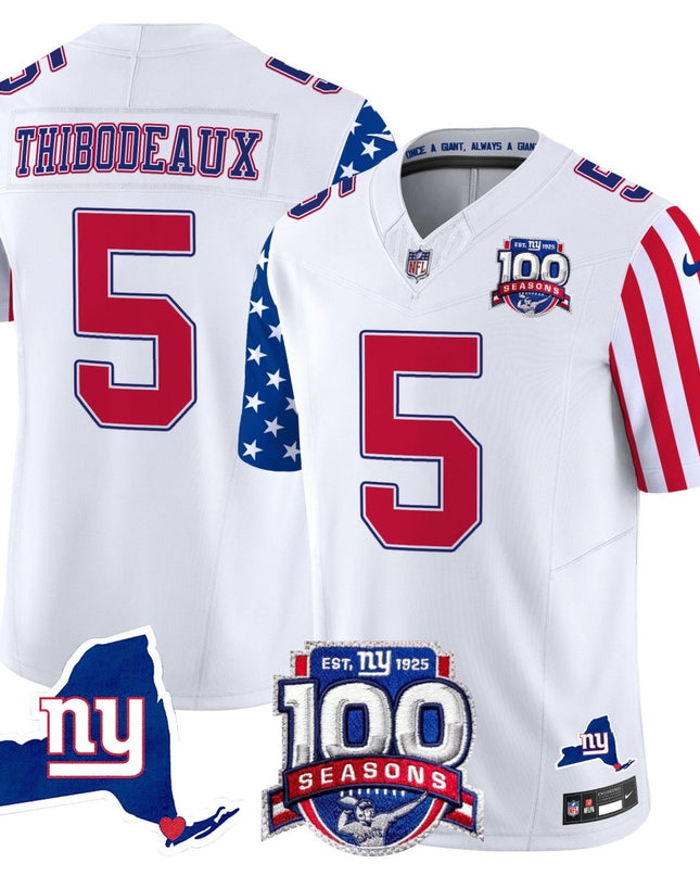 Men's New York Giants American Style Vapor Limited Jersey - All Stitched NYG_KDZ - KINDOZY