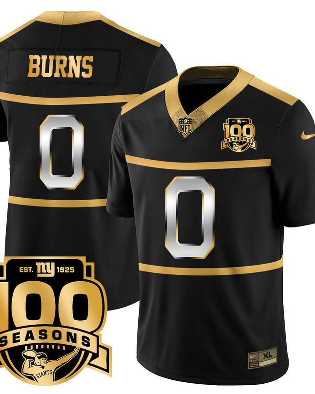Men's New York Giants "Century Red' 100TH Season Commemorative Jersey TLA - All Stitched NYG_KDZ - KINDOZY