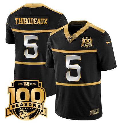 Men's New York Giants "Century Red' 100TH Season Commemorative Jersey TLA - All Stitched NYG_KDZ - KINDOZY