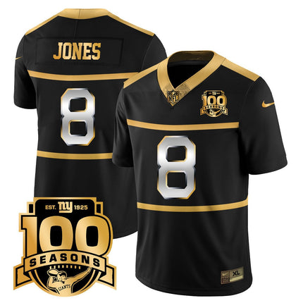Men's New York Giants "Century Red' 100TH Season Commemorative Jersey TLA - All Stitched NYG_KDZ - KINDOZY