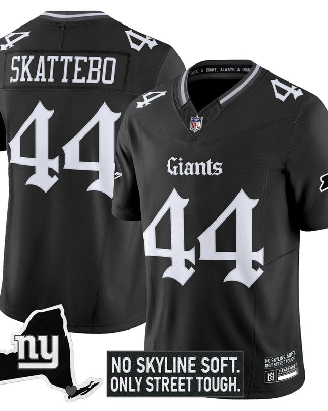 Men's New York Giants 'Gothic Gotham Edition' Vapor Limited Jersey - All Stitched NYG_KDZ - KINDOZY