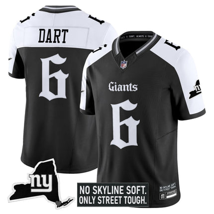 Men's New York Giants 'Gothic Gotham Edition' Vapor Limited Jersey - All Stitched NYG_KDZ - KINDOZY