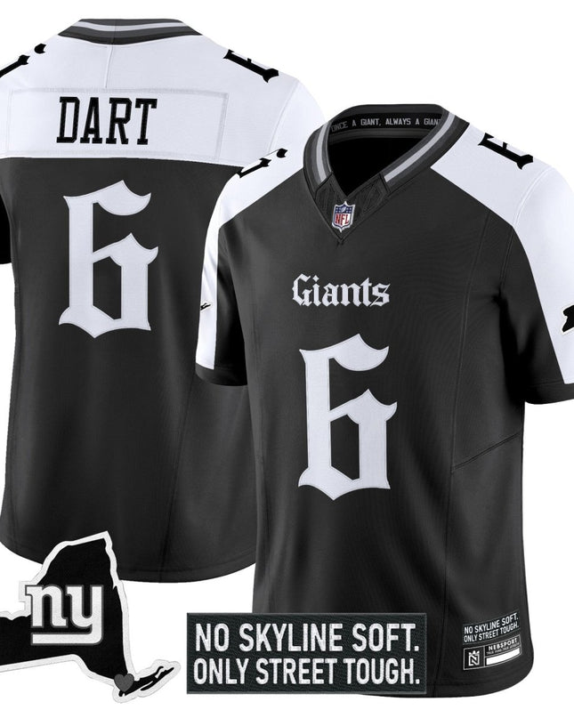 Men's New York Giants 'Gothic Gotham Edition' Vapor Limited Jersey - All Stitched NYG_KDZ - KINDOZY