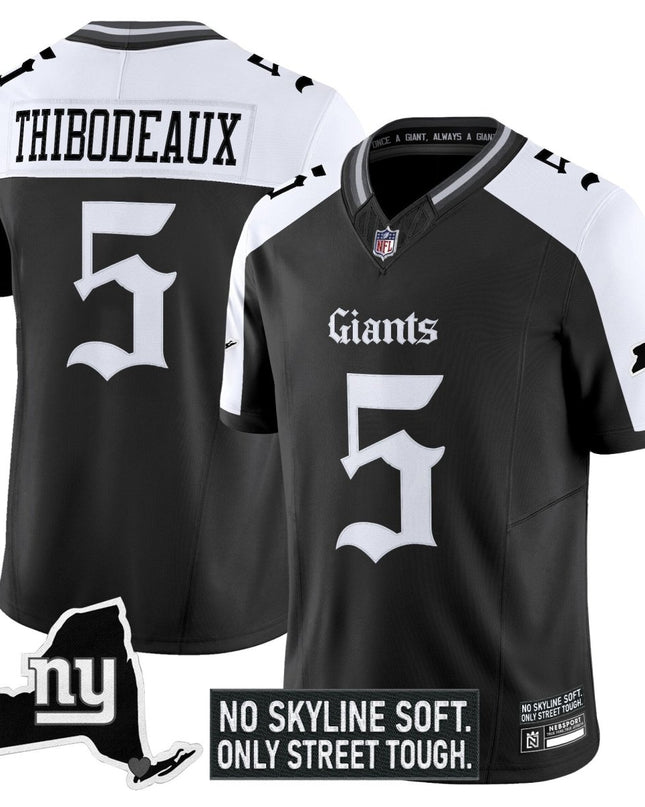 Men's New York Giants 'Gothic Gotham Edition' Vapor Limited Jersey - All Stitched NYG_KDZ - KINDOZY