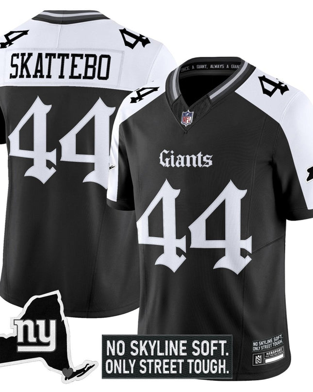 Men's New York Giants 'Gothic Gotham Edition' Vapor Limited Jersey - All Stitched NYG_KDZ - KINDOZY