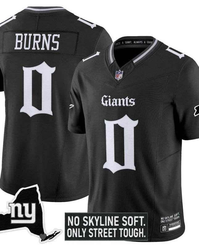 Men's New York Giants 'Gothic Gotham Edition' Vapor Limited Jersey - All Stitched NYG_KDZ - KINDOZY