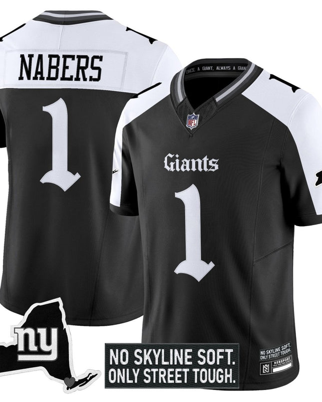 Men's New York Giants 'Gothic Gotham Edition' Vapor Limited Jersey - All Stitched NYG_KDZ - KINDOZY