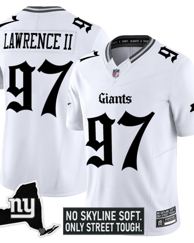 Men's New York Giants 'Gothic Gotham Edition' Vapor Limited Jersey - All Stitched NYG_KDZ - KINDOZY