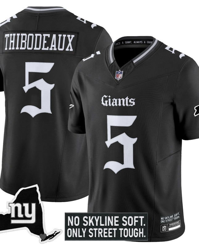 Men's New York Giants 'Gothic Gotham Edition' Vapor Limited Jersey - All Stitched NYG_KDZ - KINDOZY